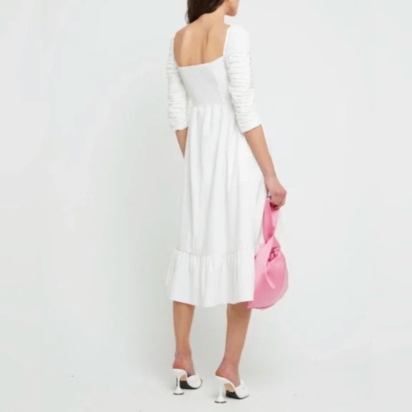 NWT O.p.t. Bonnie Dress in XL White - Picture 2 of 9